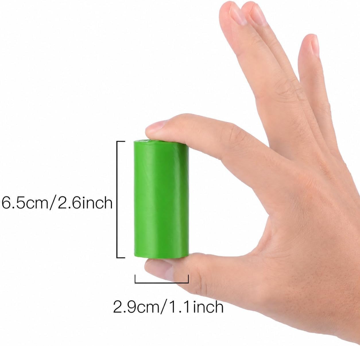 Dog Poop Bag Biodegradable Scented: Leak Proof Dog Waste Bags with 1 Dispenser, 18 Rolls Refills Poop Bags -450 Counts