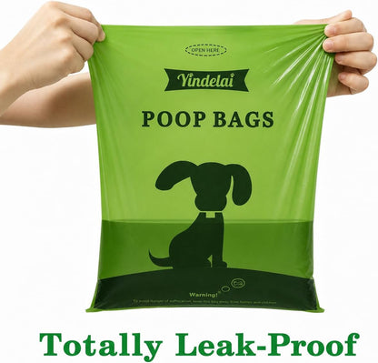 Dog Poop Bag Biodegradable Scented: Leak Proof Dog Waste Bags with 1 Dispenser, 18 Rolls Refills Poop Bags -450 Counts
